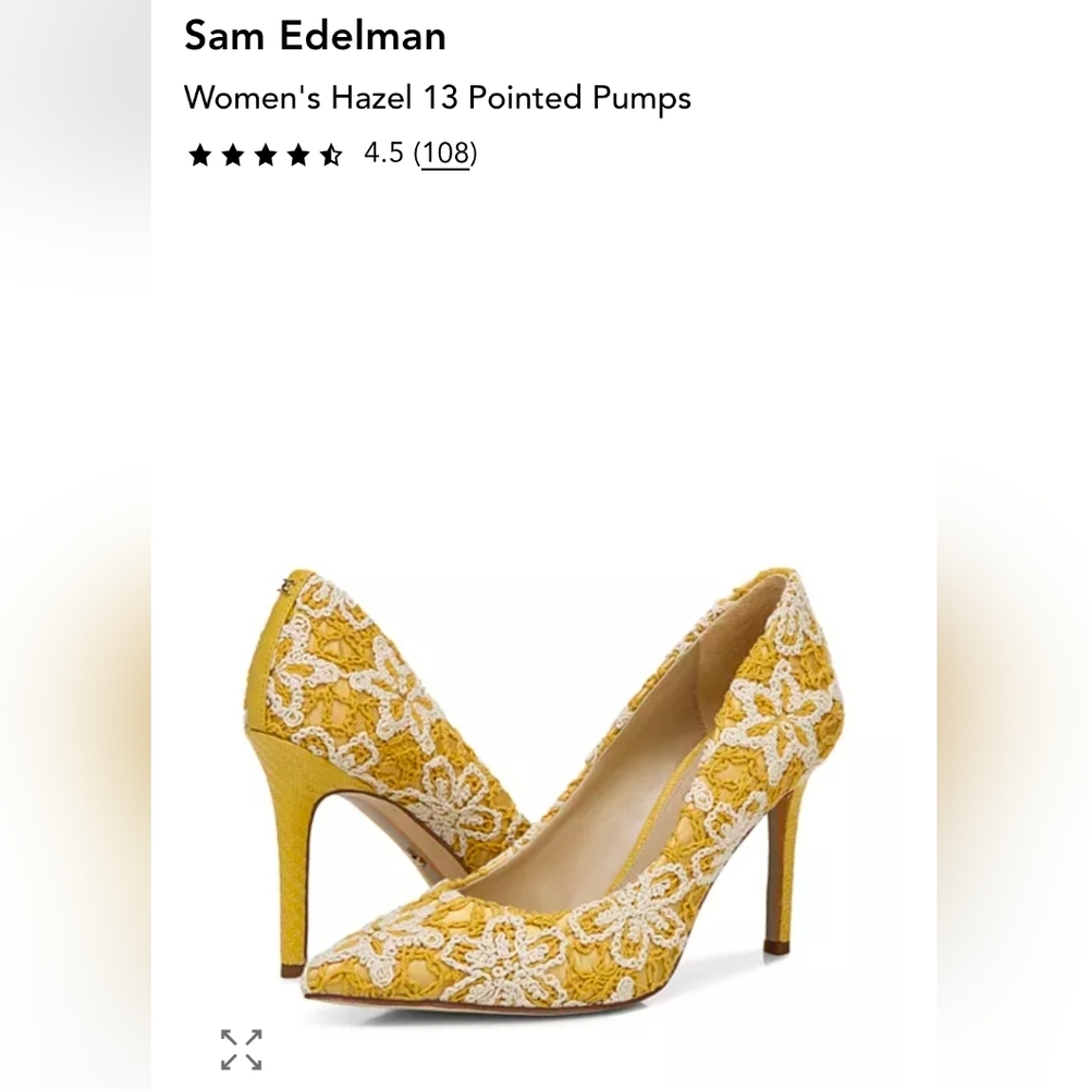 SAM EDELMAN HAZEL POINTED PUMPS 10 BROCADE FLORAL APPLIQUE TAPESTRY ART TO WEAR